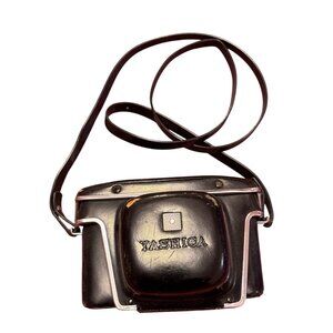 Vintage Yashica Electro 35 Camera With Black Leather Case